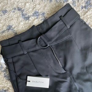 Babaton black trousers